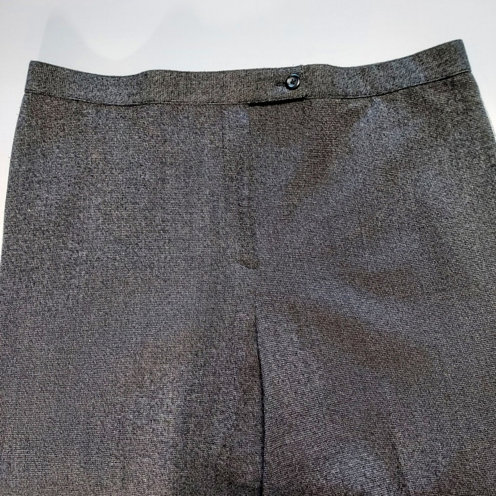 JM Collection Womens 16S Gray Speckled Wide Leg Dress Pants